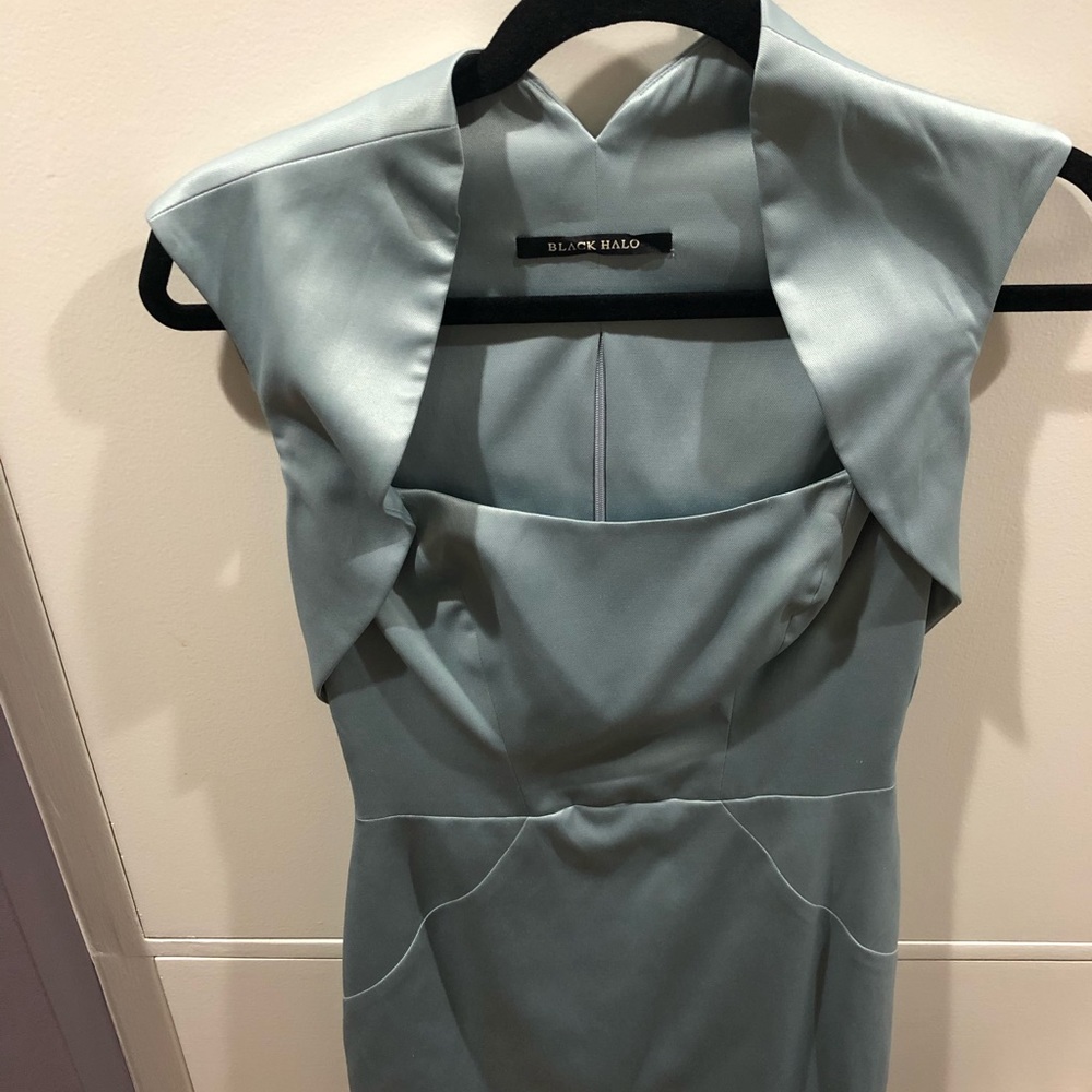 Blue cocktail dress